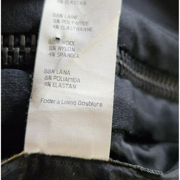 Versace Black Wool Skirt US 10 IT 44 – Flap Pockets - Picture 3 of 7